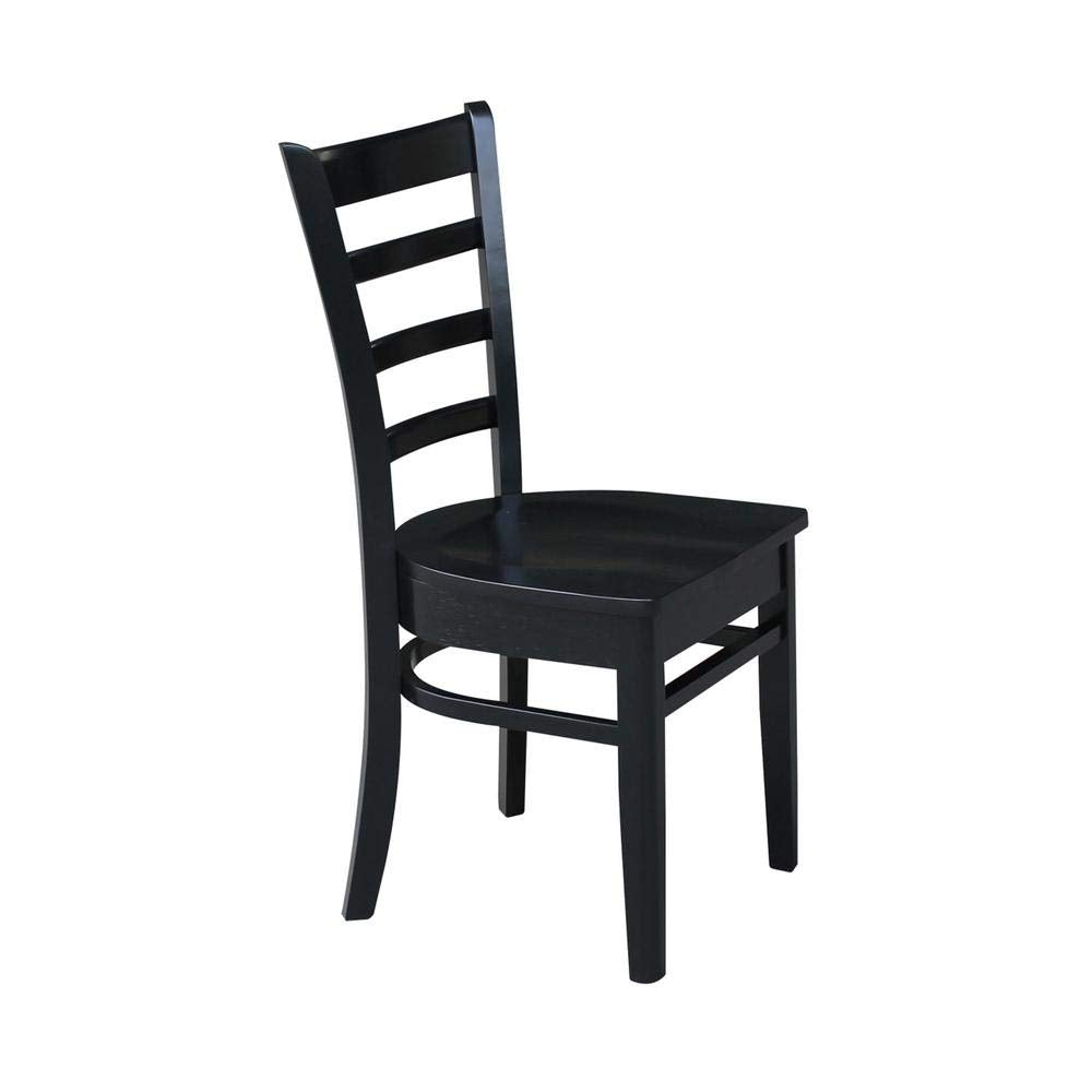 International Concepts Emily Chair Black IC International Concepts