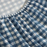 Eddie Bauer Kids - Full Sheets, Stain-Resistant Toddler Bedding with Matching Sham(s), Super Soft, Ideal Boy Room Essentials (Preston Check Blue, Full) Eddie Bauer