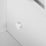 Yaheetech Bathroom Floor Cabinet, Wooden Side Storage Organizer, 4 Drawers Free-Standing Cabinet for Bathroom/Hallway/Living Room, White Yaheetech