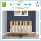 Dream On Me Synergy 5-In-1 Convertible Crib In Natural, Greenguard Gold Certified Dream On Me