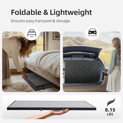 Becko US 2000 Piece Foldable & Tilting Puzzle Board with 8 Drawers & Cover, Lightweight & Portable Puzzle Table with Built-in Stands for Angle Adjustments, for 2000 1500 1000 Pieces Jigsaw Puzzles Becko US