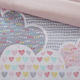 Intelligent Design Kids Comforter Vibrant Fun and Playful Unicorn Print Down Alternative All Season Children Bedding-Set, Girls Bedroom Décor, Twin/Twin XL, Cloud Pink with 2 dec pillows Intelligent Design