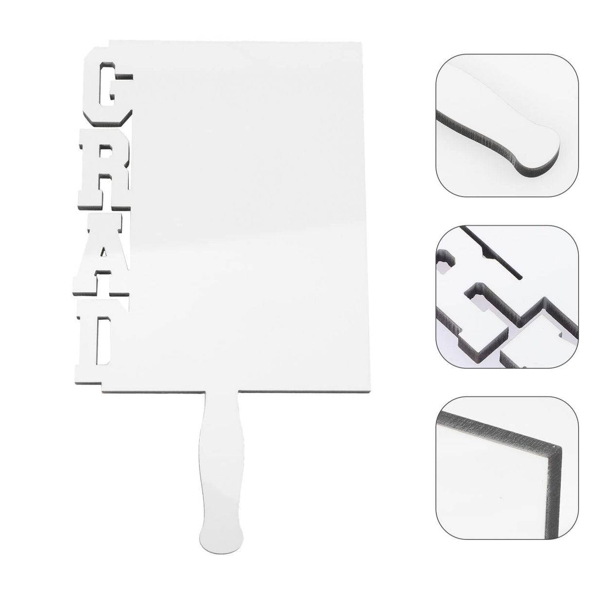 SEWACC Hand Fan Photo Frame Blank Sublimation Graduation Picture Frame DIY Photo Frame for Graduation Party Decor (GRAD) SEWACC