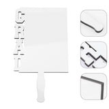 SEWACC Hand Fan Photo Frame Blank Sublimation Graduation Picture Frame DIY Photo Frame for Graduation Party Decor (GRAD) SEWACC