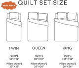 BEITE FIBER Bohemian Twin Size Comforter Quilt Sets -2 Pieces Red Quilts 100% Cotton(1Quilt,1 Pillow Shams) with Reversible Bedspreads Bohemian Patchwork Bedding Set Sleep Companion BEITE FIBER