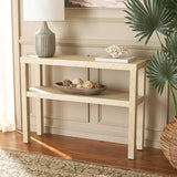 SAFAVIEH Home Collection Apis Natural Raffia 2-Shelf Console Table for Entryway, Living Room, Foyer SAFAVIEH