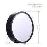Chibuy LED Night Light 3D Mirror Wall Desktop Lamp Wedding Festival Party Decoration Sign Illusion Infinity Tunnel Mirror Light (Battery Powered) Chi-buy