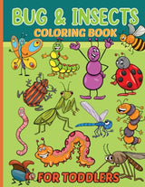 Bug & Insects coloring book for toddlers Majosta