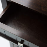 SIMPLIHOME Acadian SOLID WOOD 36 inch Wide Rustic Entryway Hallway Storage Cabinet in Brunette Brown, with 2 Drawers, 2 Doors and 2 Adjustable Shelves SIMPLIHOME