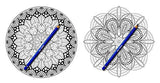The Art of Mandala: Adult Coloring Book Featuring Beautiful Mandalas Designed to Soothe the Soul KAVNLON