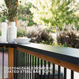 Backyard Discovery Granada Grill Gazebo Pavilion w/Outdoor Bar, 80" Grill Space, Hard Top Steel Metal Roof, Wind Resistant - 100 mph, Supports 4,700 Backyard Discovery