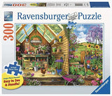 Ravensburger Gardener's Getaway Large Format Jigsaw Puzzle - 300 Pieces | Designed for Adults | Every Piece is Unique | Softclick Technology Relaxing Gardening Theme Ravensburger