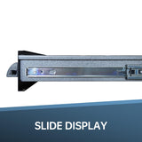 JZD Metal Tool Storage Cart on Wheels, 4 Lockable Drawers, Tool Cabinet Organizer for Garage Workshop, Black & Grey JZD