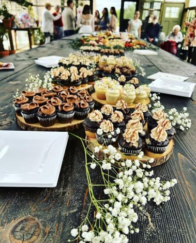 Rustic Wood Slices Set of (14) 9-10 inch Wood Slices! Wood Slices for centerpieces, Natural Wood Slices, Large Wood Slices (14) Rustic Wood Slices Inc.