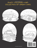 Dream Super Cars Coloring Book For Kids and Adults: Colouring book of sport and luxury cars for cars lovers WoodArtSupply