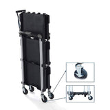 Olympia Tools 85-188 Pack-N-Roll Folding Collapsible Service Cart, Black, 50 Lb. Load Capacity per Shelf Olympia Tools