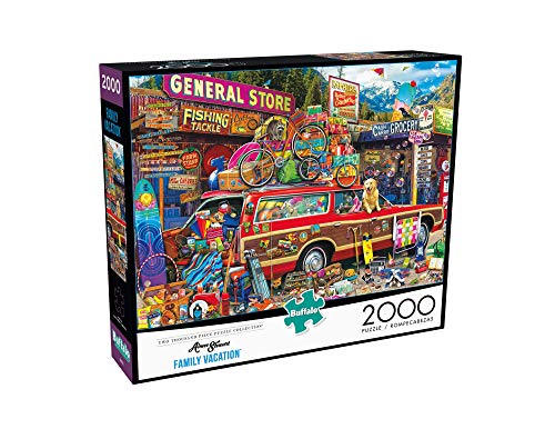 Buffalo Games - Aimee Stewart - Family Vacation - 2000 Piece Jigsaw Puzzle for 168 months to 1200 months - WoodArtSupply