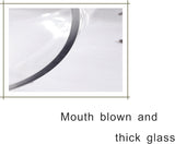 9" Wide Modern Metal Hurricane Lantern with Handmade Sturdy Glass Sleeve in Brass for Pillar Candle & Plants, Farmhouse HurricaneIndustrial, Minimalistic, Shabby Chic (1, Brass, 9"x14") twakutwaku