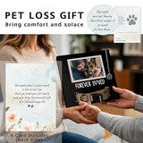 MYPAWLETS Dog/Cat Collar Memorial Frame with Paw Print Charm,Pet Loss Sympathy Gift,Pets Memorial Gift for Loss of Dog,Forever Loved Pet Keepsake Frame,Dogs Passing Away Gifts