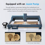 Longer B1 30W Laser Cutter with Air Assist, with Camera Kit, Auto Positioning & Capture,19.7"x 19.7" Honeycomb,Enclosure with Vent,Working Speed Up to 600MM/S, Longer