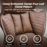 GTRACING Big and Tall Gaming Chair 400lbs Heavy Duty Office Chair with Foot Rest & Ergonomic Pocket Spring Lumbar Support, High Back 3D Saddle Shaped Cushion for Back Pain Relief, Brown GTRACING