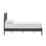 Modway Adair Twin Metal Platform Bed Frame with Spindle Headboard – Classic Modern Farmhouse Mattress Foundation with Wood Slat Support, No Box Spring Needed Modway