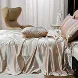 Jacquard Full Comforter Set with Sheet Set Gold Bedding Set 8 Pcs Embroidery Neoclassical Floral Pattern Bed Home Decor Soft Down Comforter Luxury Hotel Silky Bed in a Bag with 1 Cushion Cover Bedding_Dreamer