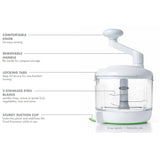 OXO Good Grips One Stop Chop Manual Food Processor, (Stainless Steel, Plastic) OXO