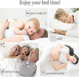 COHOME King Size Cooling Comforter, All-Season Quilted Down Alternative Duvet Insert, Luxury Hotel Breathable GentleSoft Comforter with Anti-Clump Tech & 8 Tab - Reversible - White 92 x 102 inches COHOME
