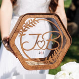 Wedding Card Box Personalized - Rustic Wedding Decorations for Reception Inside - Wood Card Box For Wedding Gift Card Box Holder - Wooden Card Box 2B1WEDDING