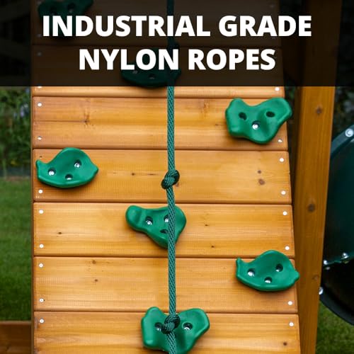 Gorilla Playsets 01-0061-AP Chateau Tower Wooden Play Tower with Wood Roof, Slide, and Climbing Wall, Brown Gorilla Playsets