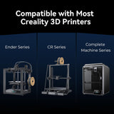 Official Creality Hyper ABS Filament 1.75mm, 3D Printer Filament for High Temperature Resistance, 1kg(2.2lb)/Spool, Dimensional Accuracy ± 0.05 mm, Fits for Most 3D Printers (Black) Creality