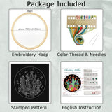 Louise Maelys Cactus Embroidery Kits for Beginners, DIY Cross Stitch Starter Craft Kits for Adults Including Embroidery Cloth with Pattern, Hoop, Needles Instruction and Threads