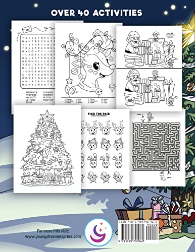 Christmas Activity Book for Kids Ages 6-8: Christmas Coloring Book, Dot to Dot, Maze Book, Kid Games, and Kids Activities (Fun Activities for Kids)