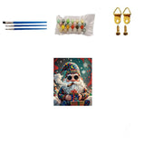 TINDAY Paint by Numbers Kit for Adults Beginner Paint by Number for Adult Gnome Painting by Number for Adults Painting Kits for Adult Christmas Canvas Art Home Decor Santa Claus Wall Art 16x20 in TINDAY