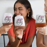 Craft Express 17 OZ Sublimation Glass Wine Tumblers Cups Frosted-Stemless Wine Glasses-Perfect for Sublimation Oven Crafting-Set of 4 Craft Express