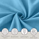 Brushed Microfiber Twin Sheets - 3-Piece Sheet Set with Pillowcase, Flat, and Fitted Sheets - Wrinkle and Fade-Resistant Bedding by Lavish Home (Blue) Lavish Home