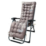 67 Inch Patio Lounge Chair, Rocking Chair Sofa, Indoor/Outdoor Floral Printed Lounger with Ties and Top Cover Non-Slip High Back Chair Cushions (Style 14) Shapeazy