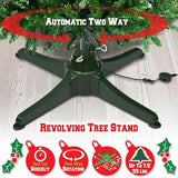 Heavy Duty Rotating Christmas Tree Stand, 360° Base for Artificial Trees Up to 9.8ft (3m), Sturdy Support for Holiday Decor, Easy Assembly & Storage Generic