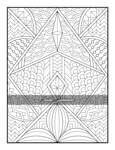 100 Amazing Patterns: An Adult Coloring Book with Fun, Easy, and Relaxing Coloring Pages