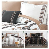 Geniospin King Size Comforter Set- 7 Pieces Boho Bed in a Bag, Western Bedding Set for All Seasons, Reversible Aztec Bedding, Lightweight Comforter Bed Set with Sheets, Pillowcases & Shams Geniospin