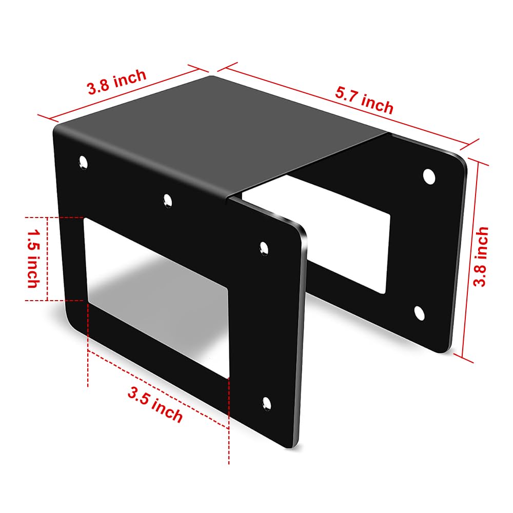 Outdoor Firewood Racks - 8 Pack Log Storage Rack Bracket Kit, Adjustable Heavy Duty Powder Coated Steel Holder,Fireplace Wood Storage, Log Holder