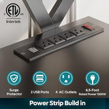 Bestier LED TV Stand with Power Outlets for 65 Inch TV, 55 inch Entertainment Center with Removable Drawer for Living Room Bedroom, Gaming TV Stand 20 Dynamic RGB Modes, Carbon Fiber Black Bestier