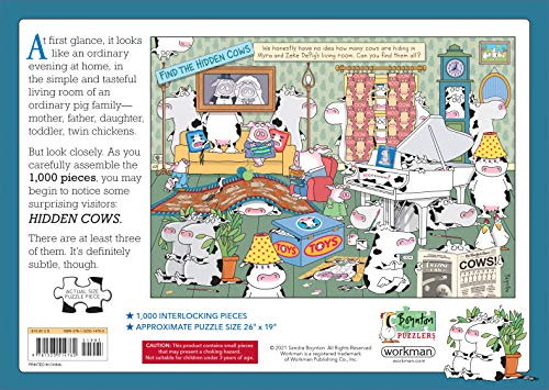 Sandra Boynton: Hidden Cows 1,000-Piece Puzzle (Workman Puzzles) Workman