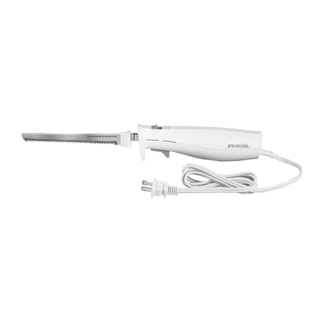 Proctor Silex Easy Slice Electric Knife for Meat Slicing, Poultry, Bread, Crafting Foam and More, Lightweight with Contoured Grip, White, (74312) Proctor Silex