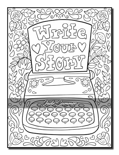 Positive Quotes: An Inspirational Coloring Book for Adults, Teens, and Kids with Positive Affirmations, Motivational Sayings, and More! (Inspirational Coloring Books) WoodArtSupply
