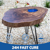 24H Deep Pour Epoxy Resin 0.75 Gallon, Fast Cure Casting Resin Kit for 1-2" Depths, Bubble Free & High-Gloss Food Safe Resin Epoxy, Heat Resistant for Charcuterie Board, Serving Trays & Resin Coasters Shabebe