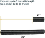 POWERTEC 4'' x 36" Dust Collection Hose, Flexible 4 Inch Dust Collector Hose for Table Saw, Drill Press, Woodworking and Wood Shop Dust Collection System (70128V) POWERTEC