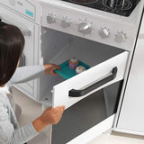 KidKraft Large Wooden Play Kitchen with Lights & Sounds, Icemaker, Play Phone, White, Gift for Ages 3+ KidKraft