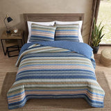 Eddie Bauer - Full/Queen Quilt Set, Reversible Cotton Bedding with Matching Shams, Home Decor for All Seasons (Yakima Green, Full/Queen) Eddie Bauer